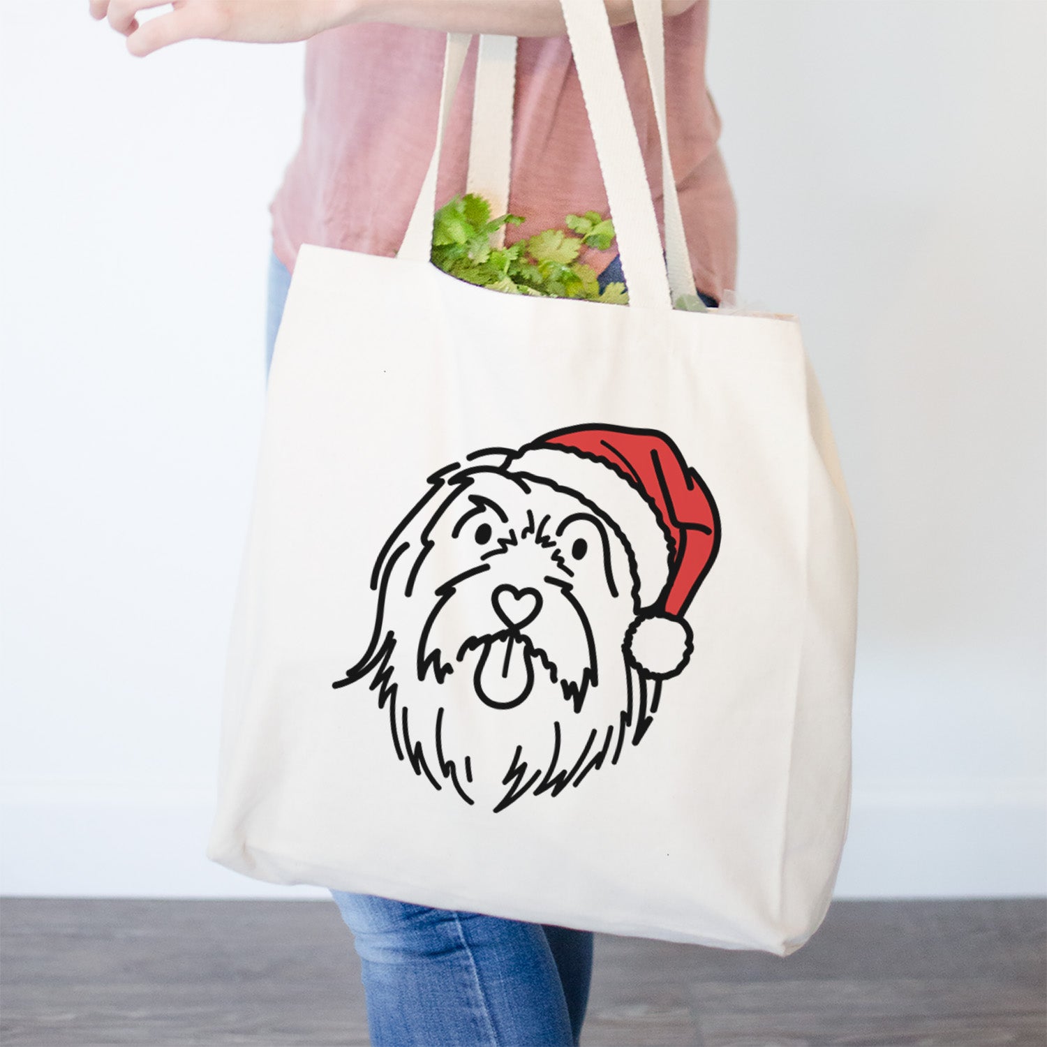 Jolly Bearded Collie - Tucker - Tote Bag