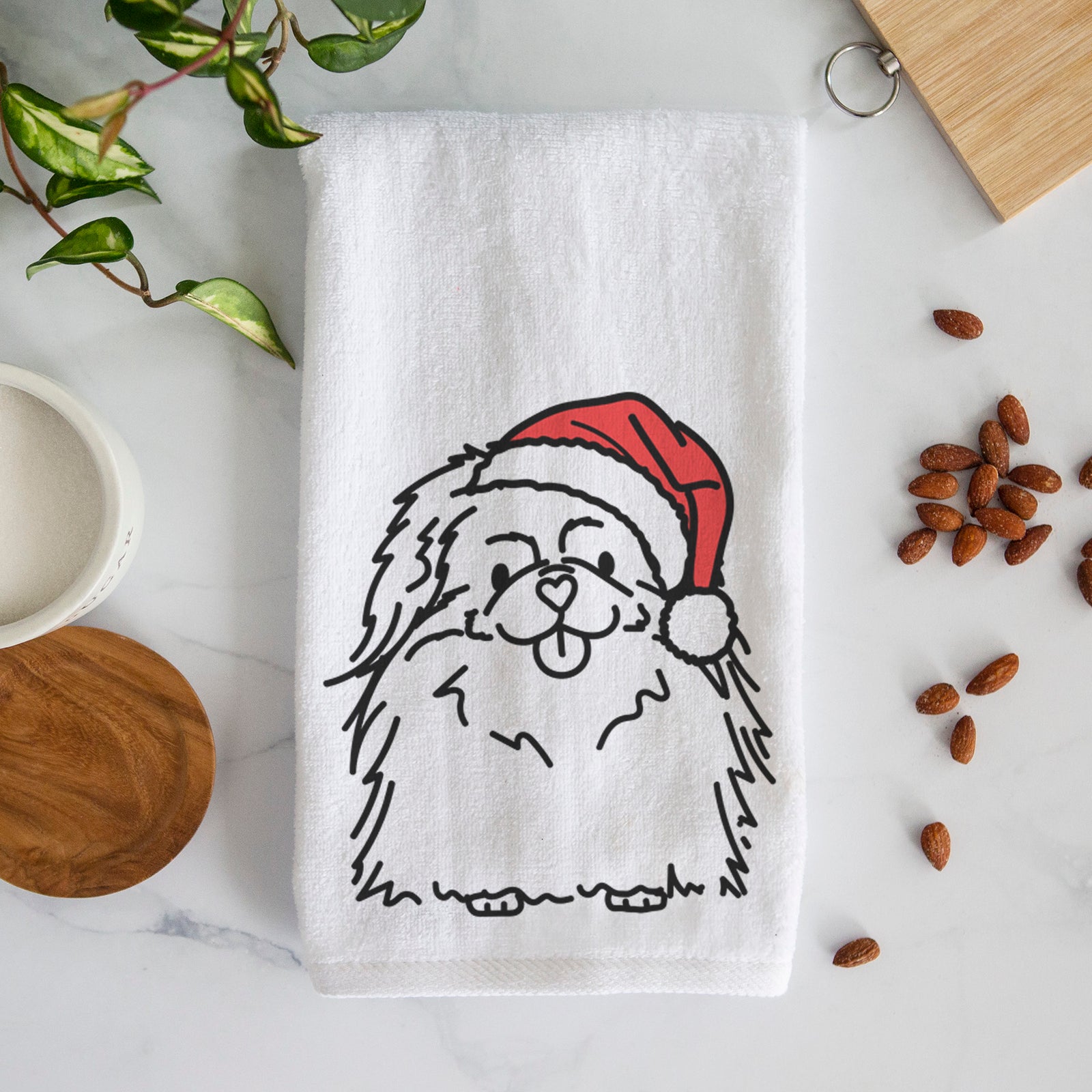 Jolly Pekingese - Viv - Decorative Hand Towel