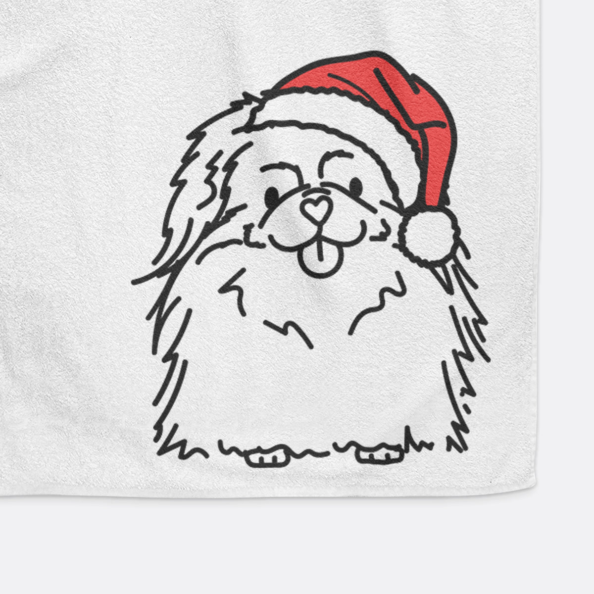 Jolly Pekingese - Viv - Decorative Hand Towel