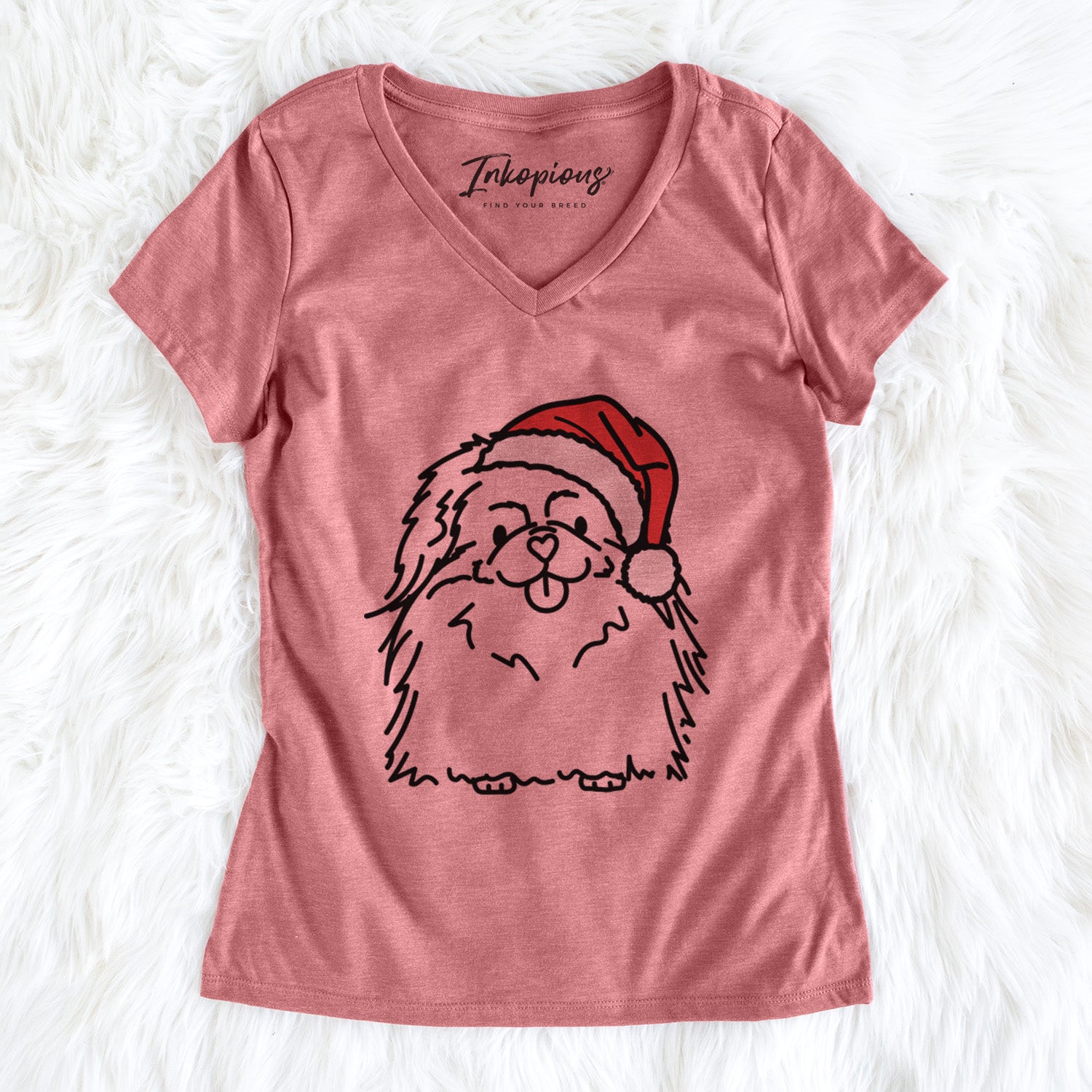 Jolly Pekingese - Viv - Women's Perfect V-neck Shirt