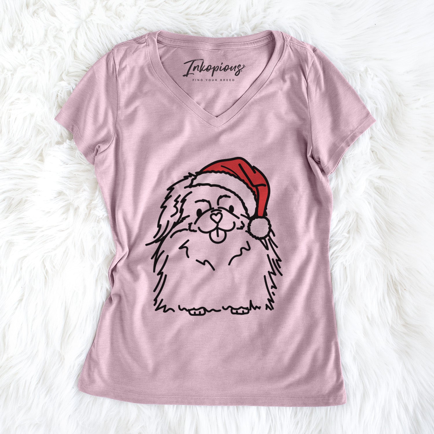 Jolly Pekingese - Viv - Women's Perfect V-neck Shirt