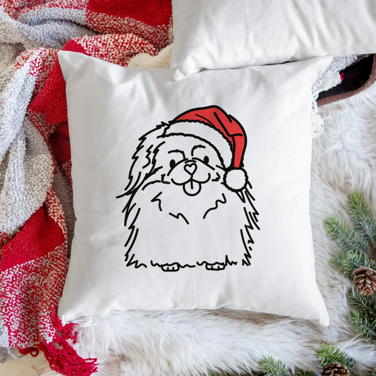 Love Always Pekingese - Viv -  Throw Pillow Cover