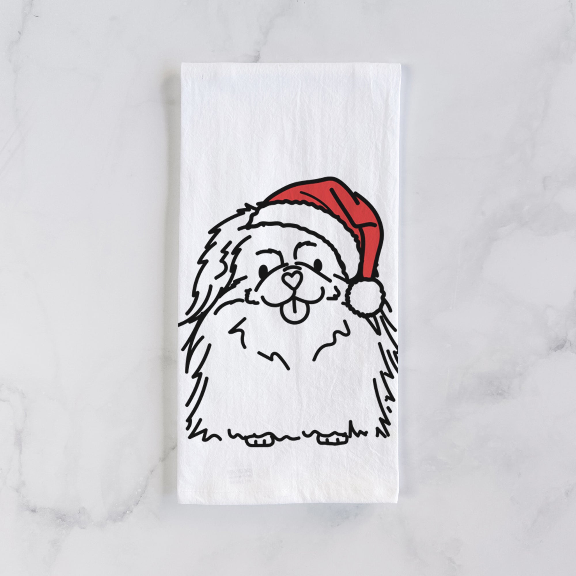 Jolly Pekingese - Viv - Tea Towel