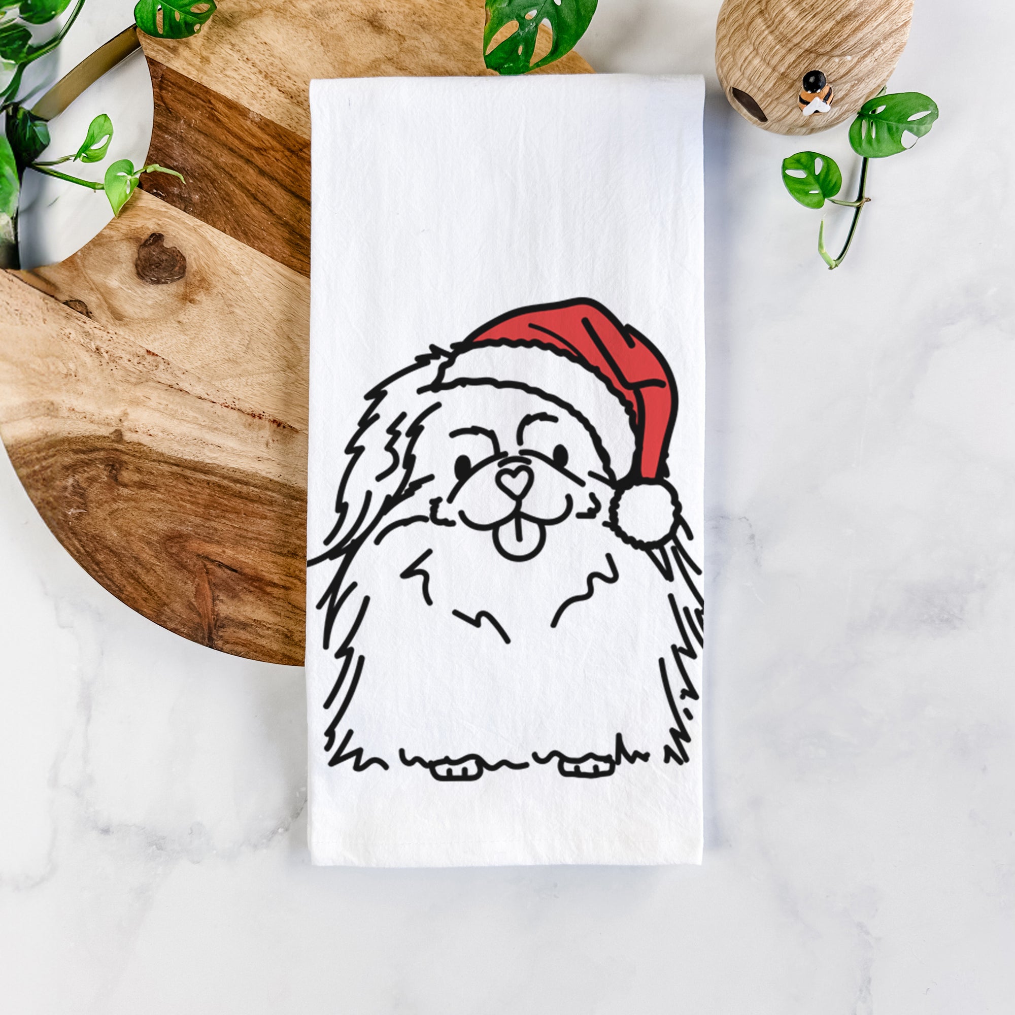 Jolly Pekingese - Viv - Tea Towel