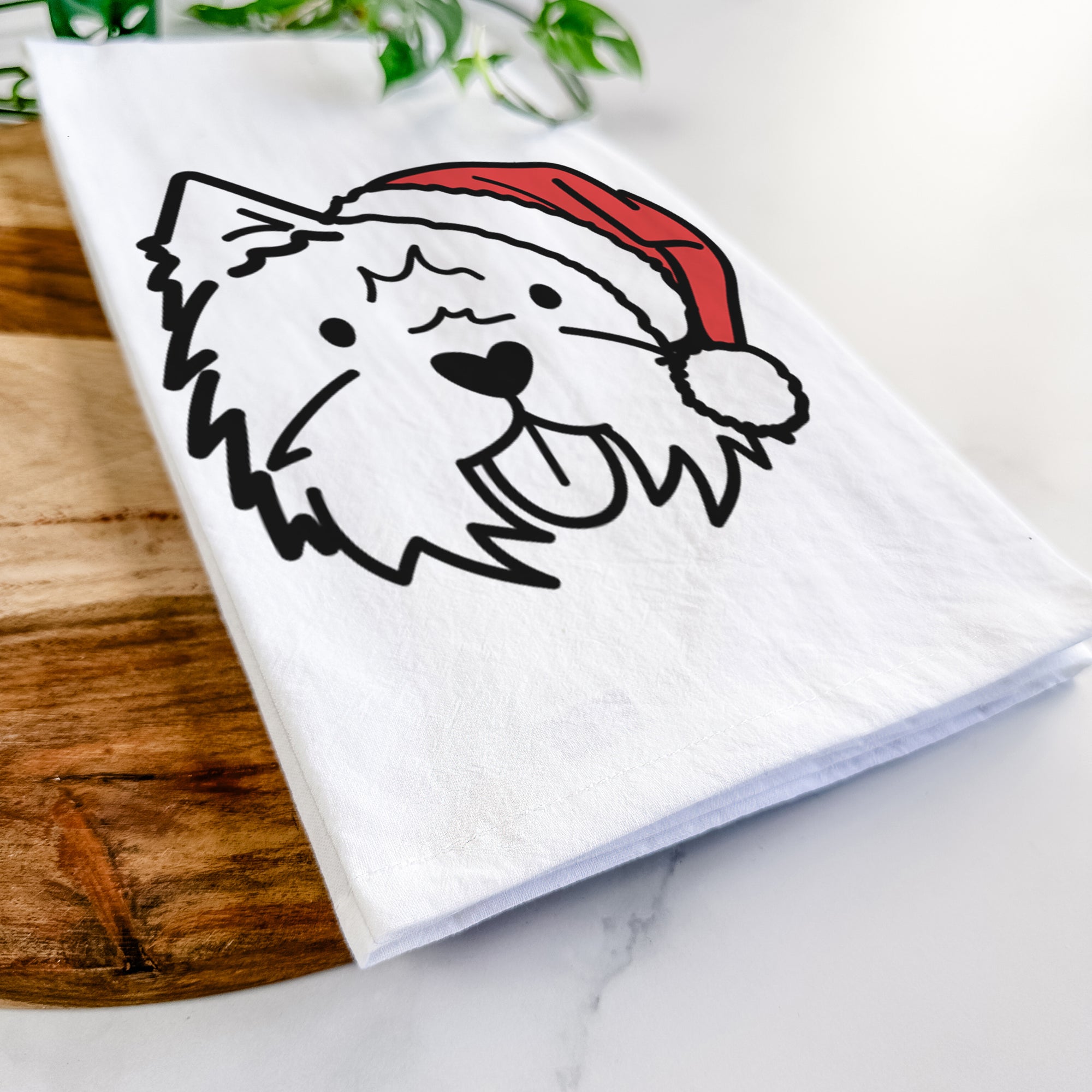 Jolly West Highland Terrier - Tea Towel