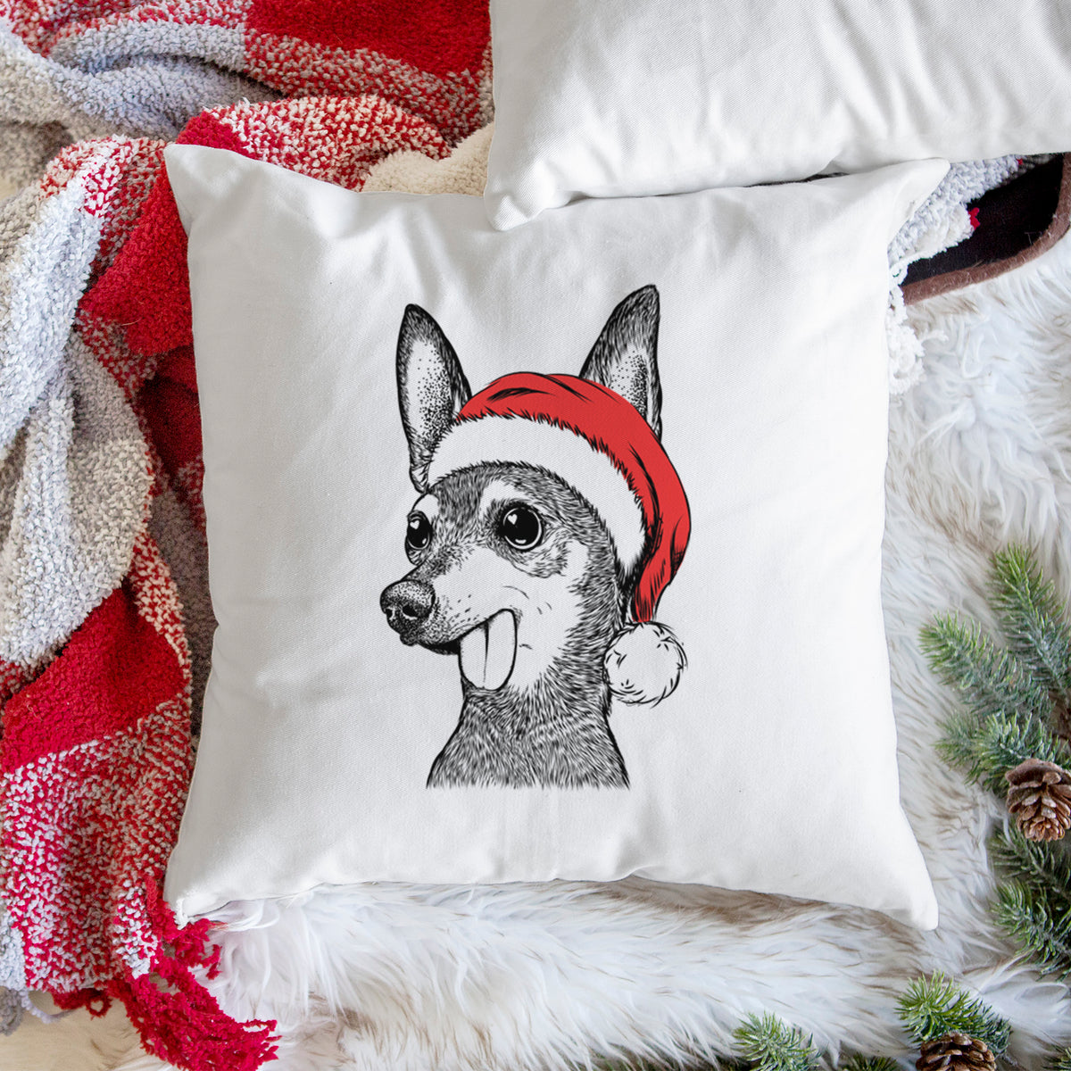 Aaron the Chihuahua - Throw Pillow Cover