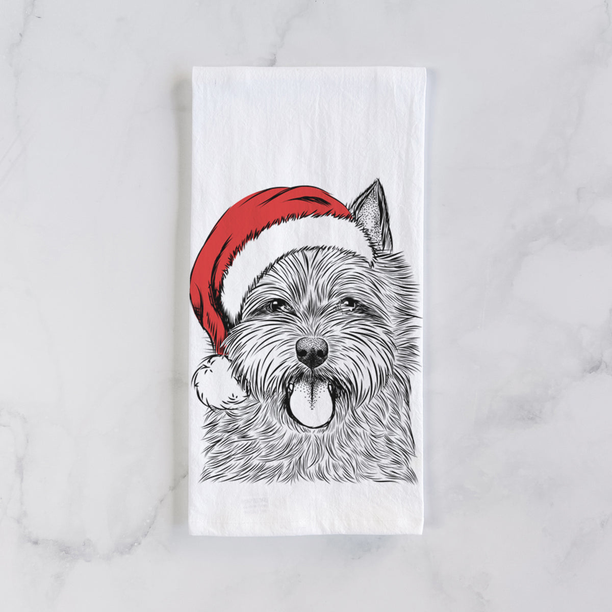 Alfie the Norwich Terrier Tea Towel