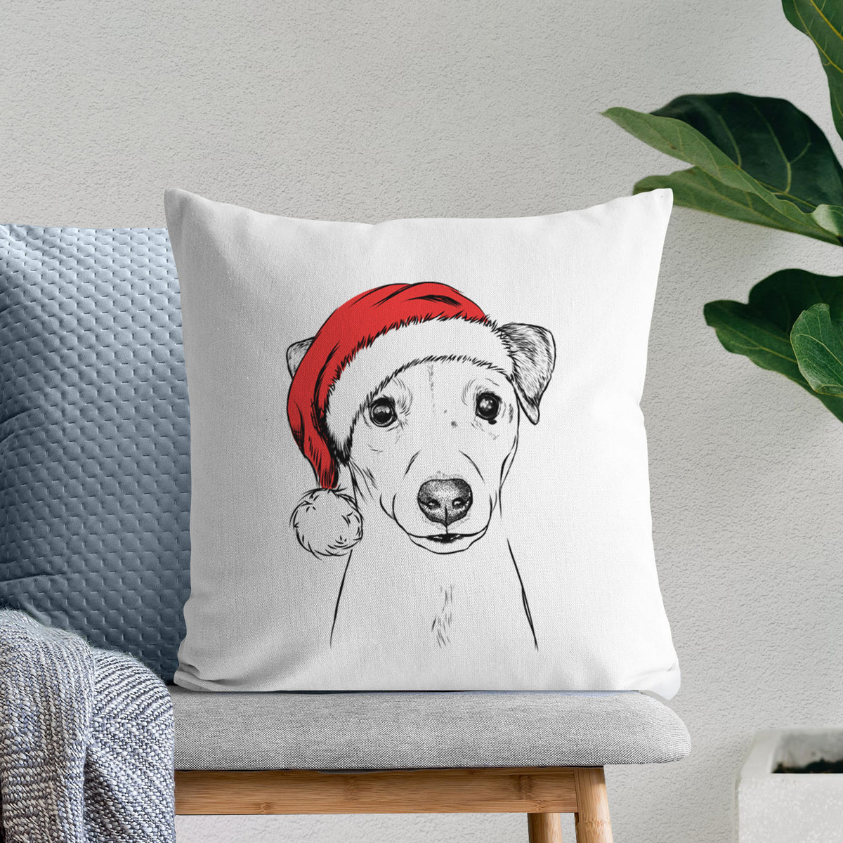 Ally the Jack Russell Terrier - Throw Pillow Cover