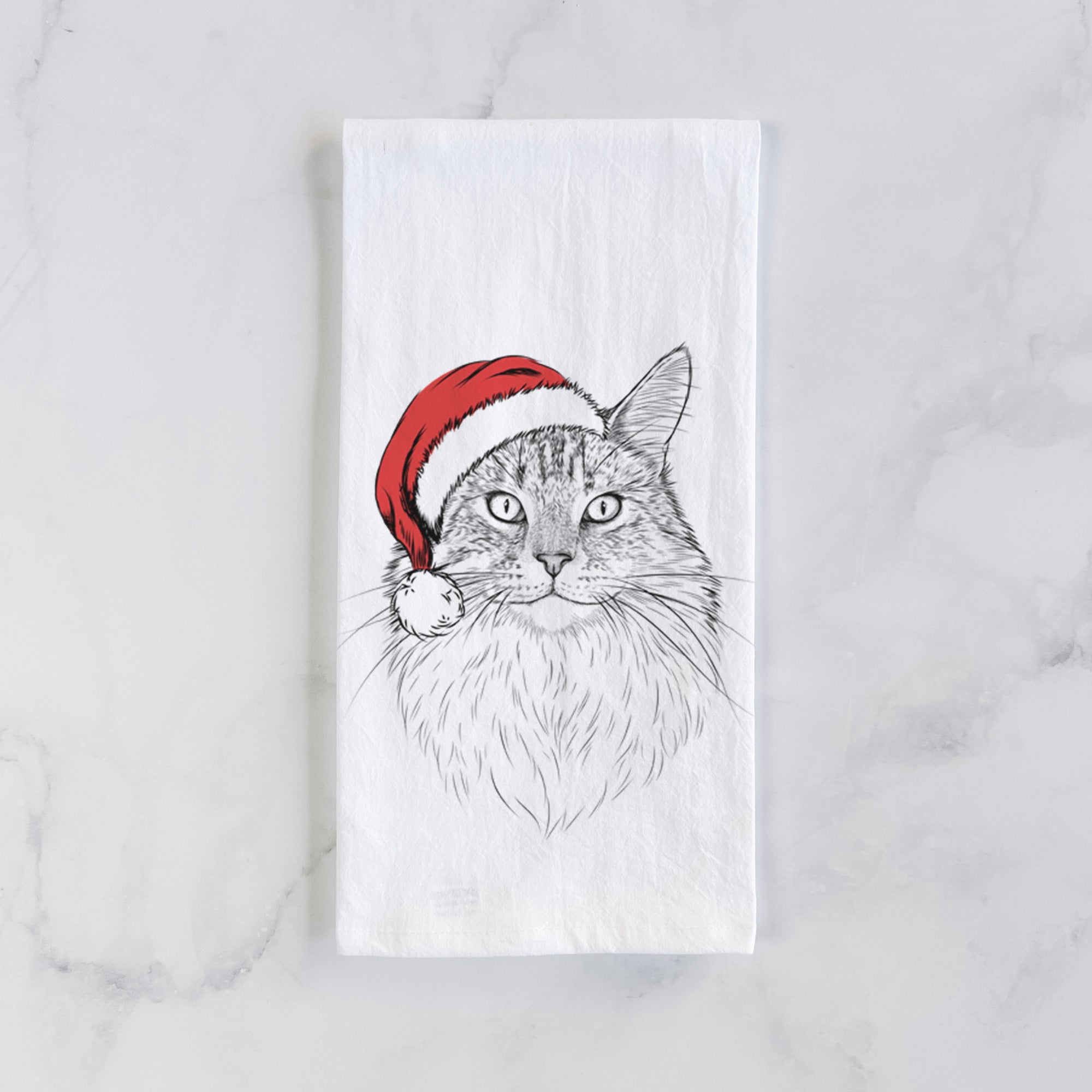 Angel the Maine Coon Cat Tea Towel