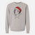 Santa Annabelle the Dachshund - Unisex Pigment Dyed Crew Sweatshirt