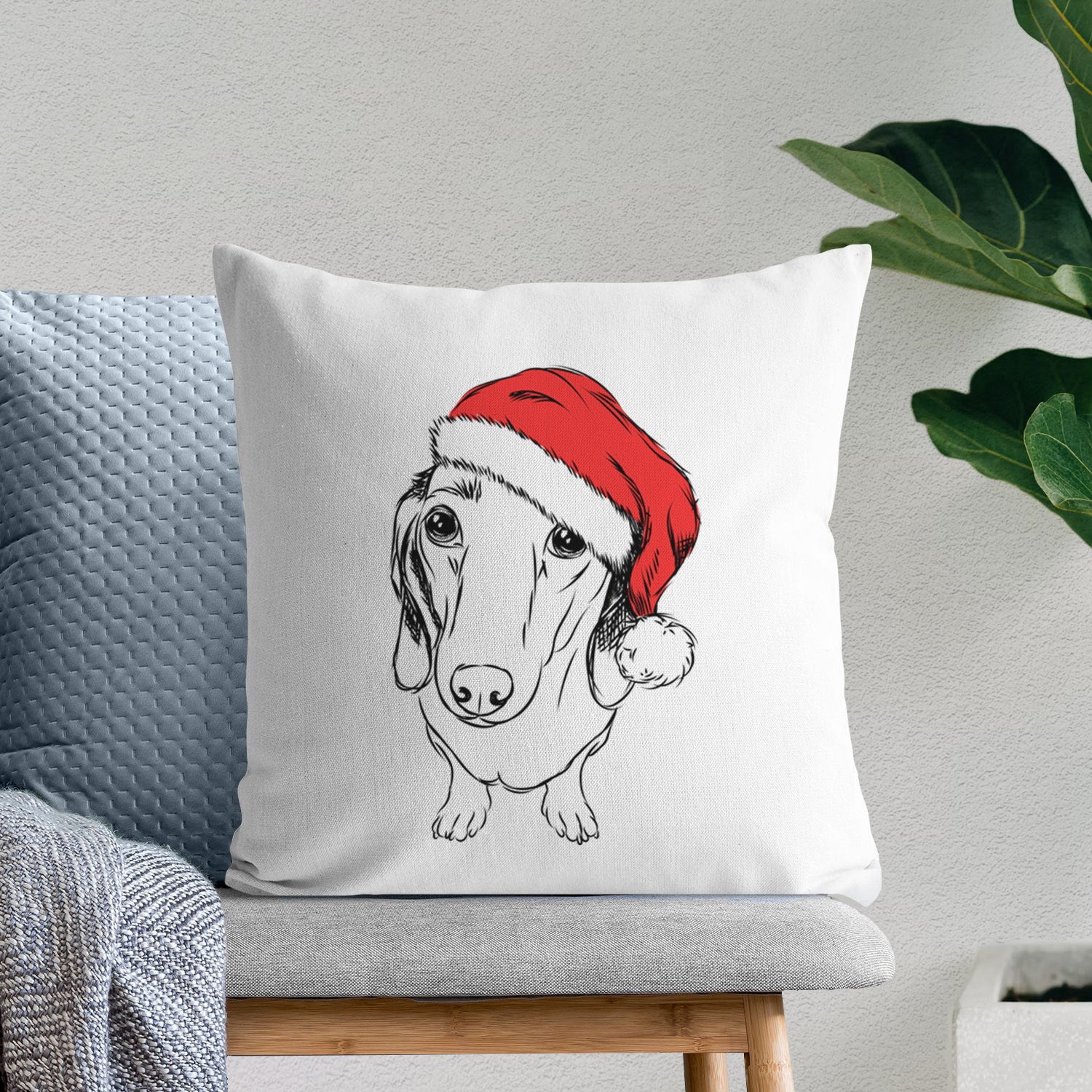 Annabelle the Dachshund - Throw Pillow Cover