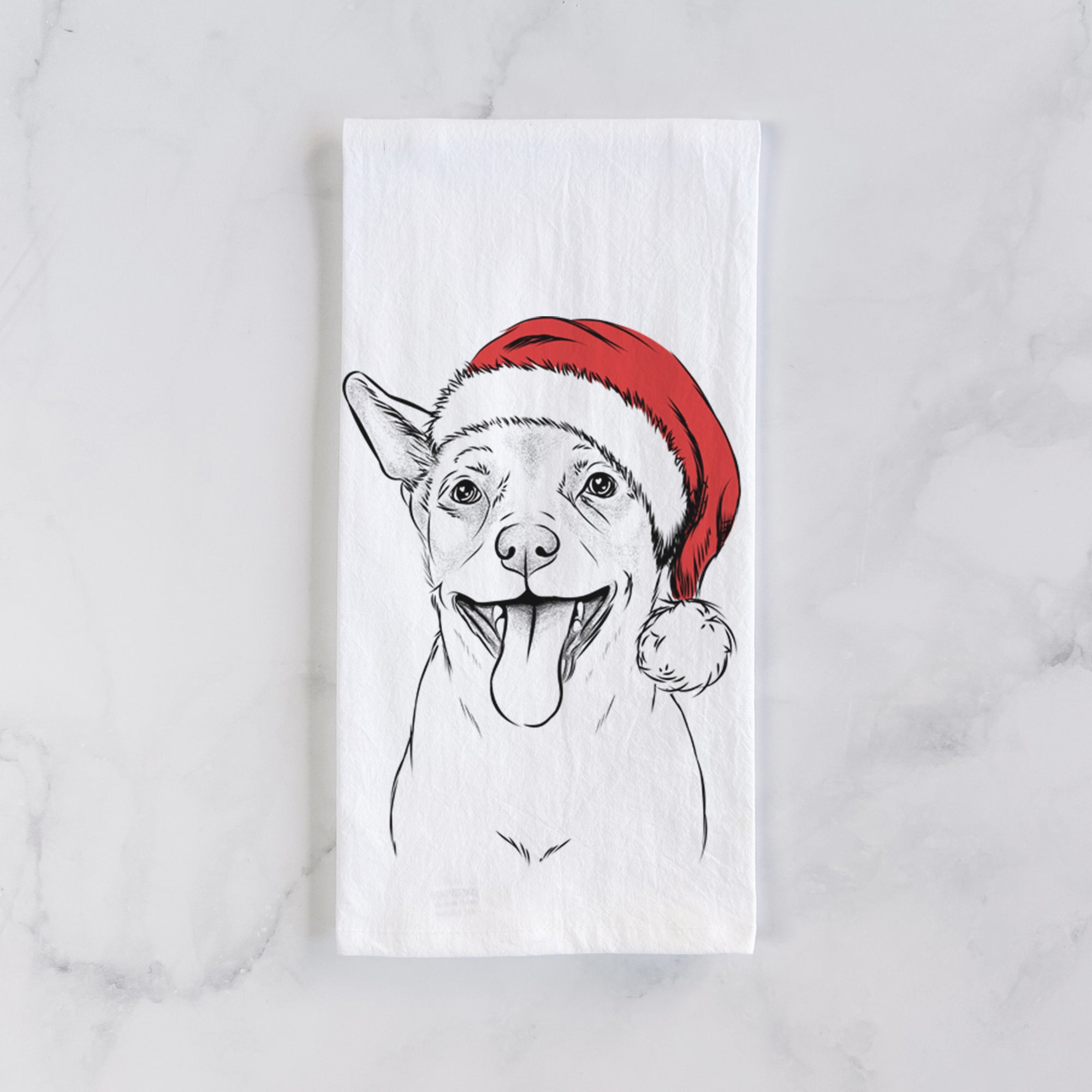 Archie the Chihuahua Mix Tea Towel