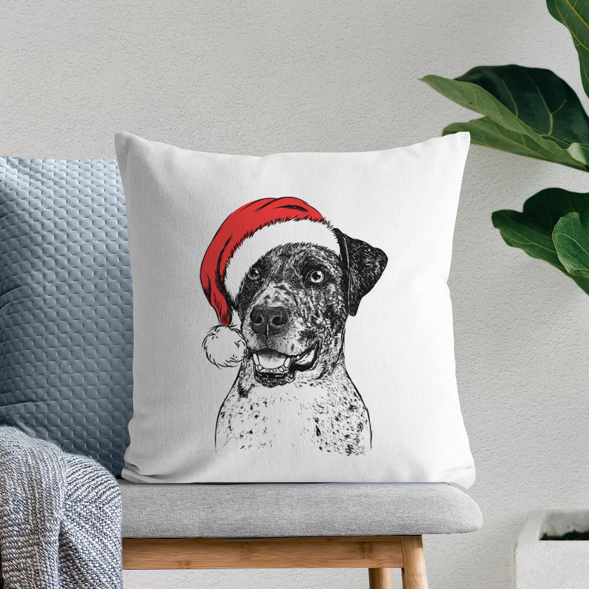 Argos the Catahoula - Throw Pillow Cover