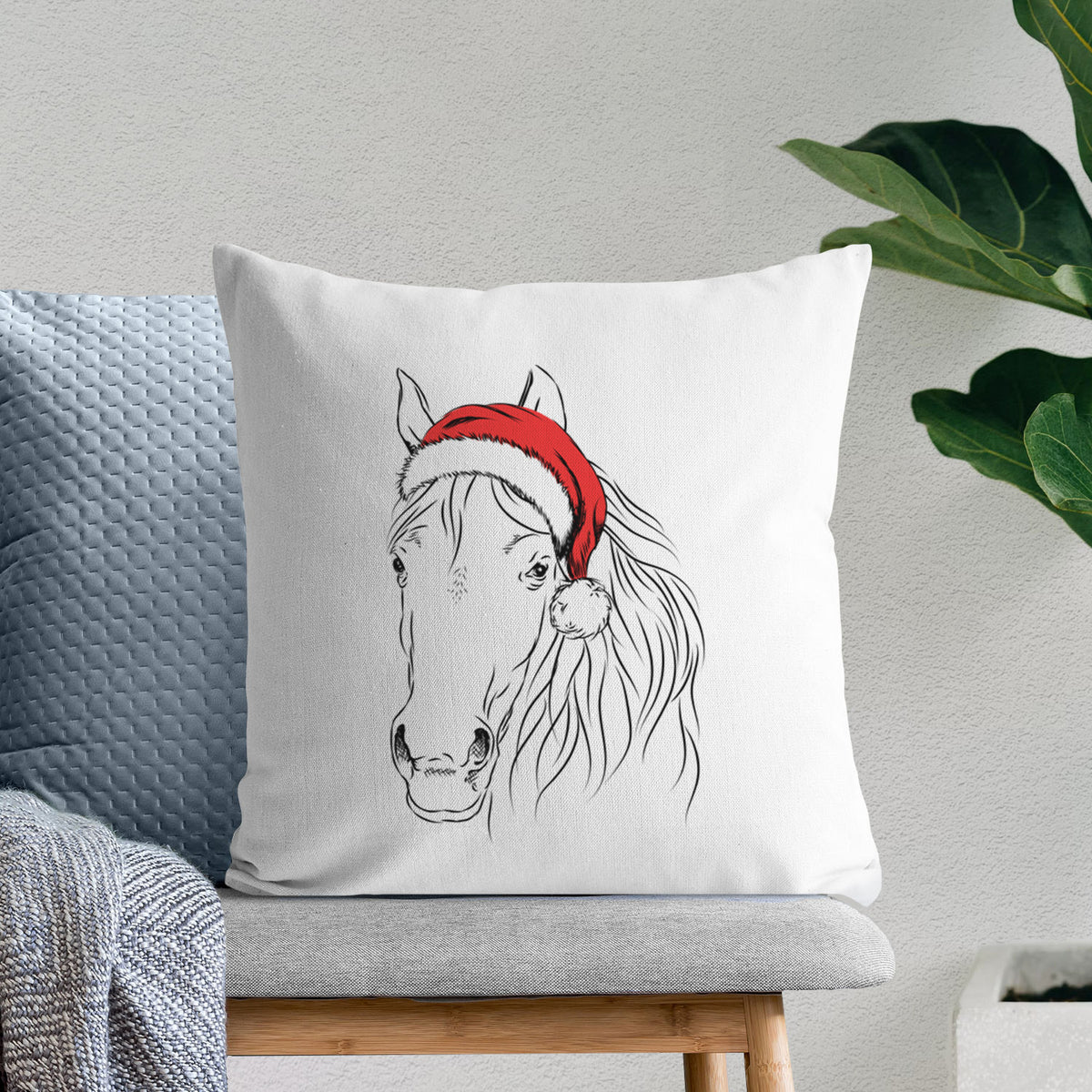 Aria the Horse - Throw Pillow Cover