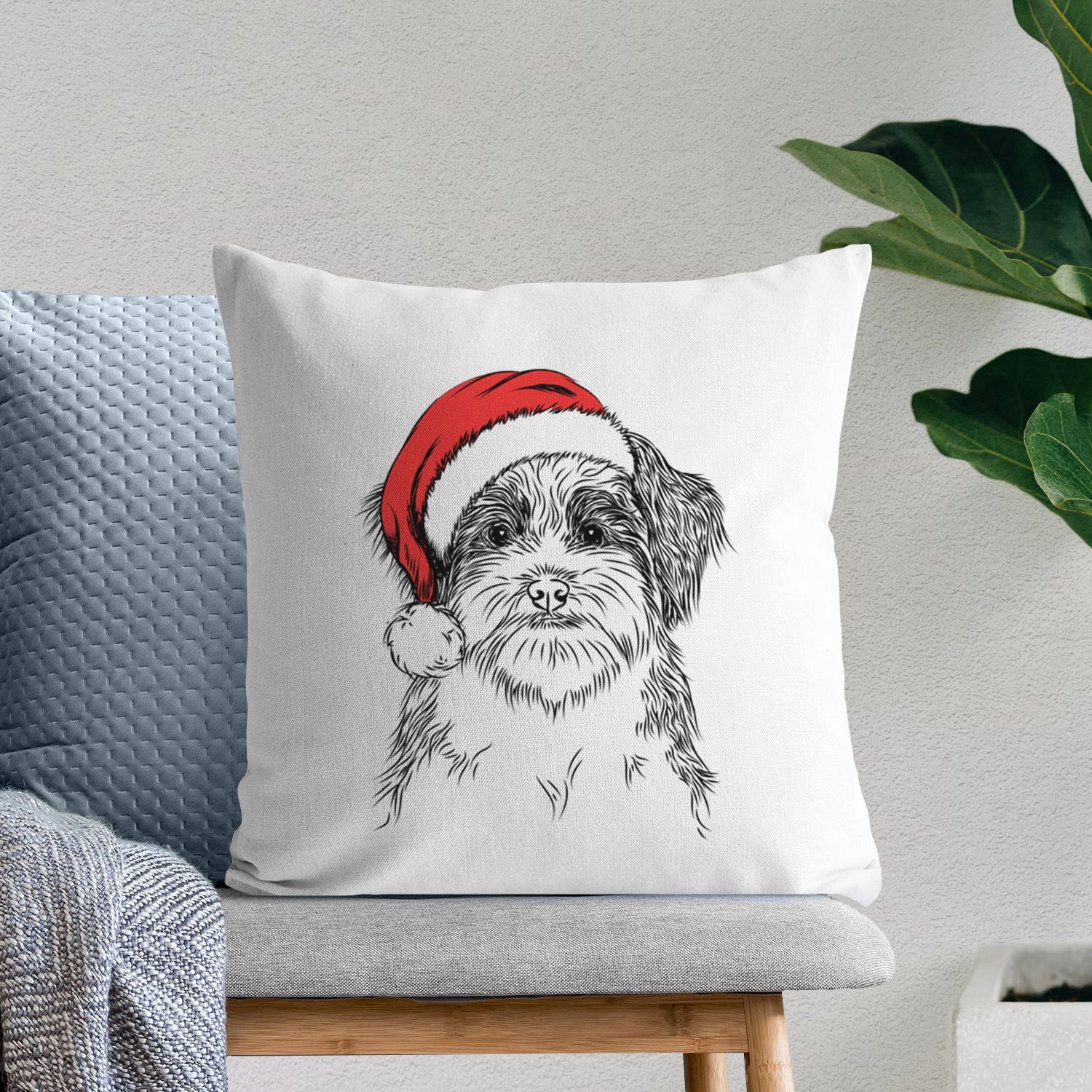 Asa the Havanese - Throw Pillow Cover
