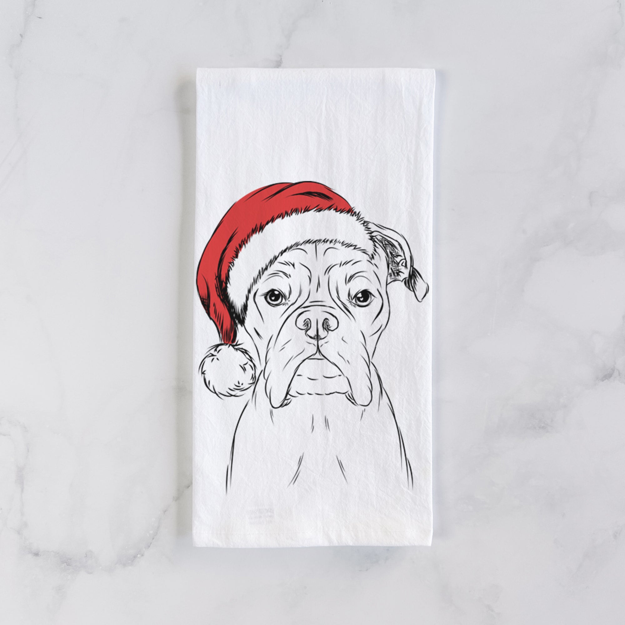 Axel the Boxer Tea Towel