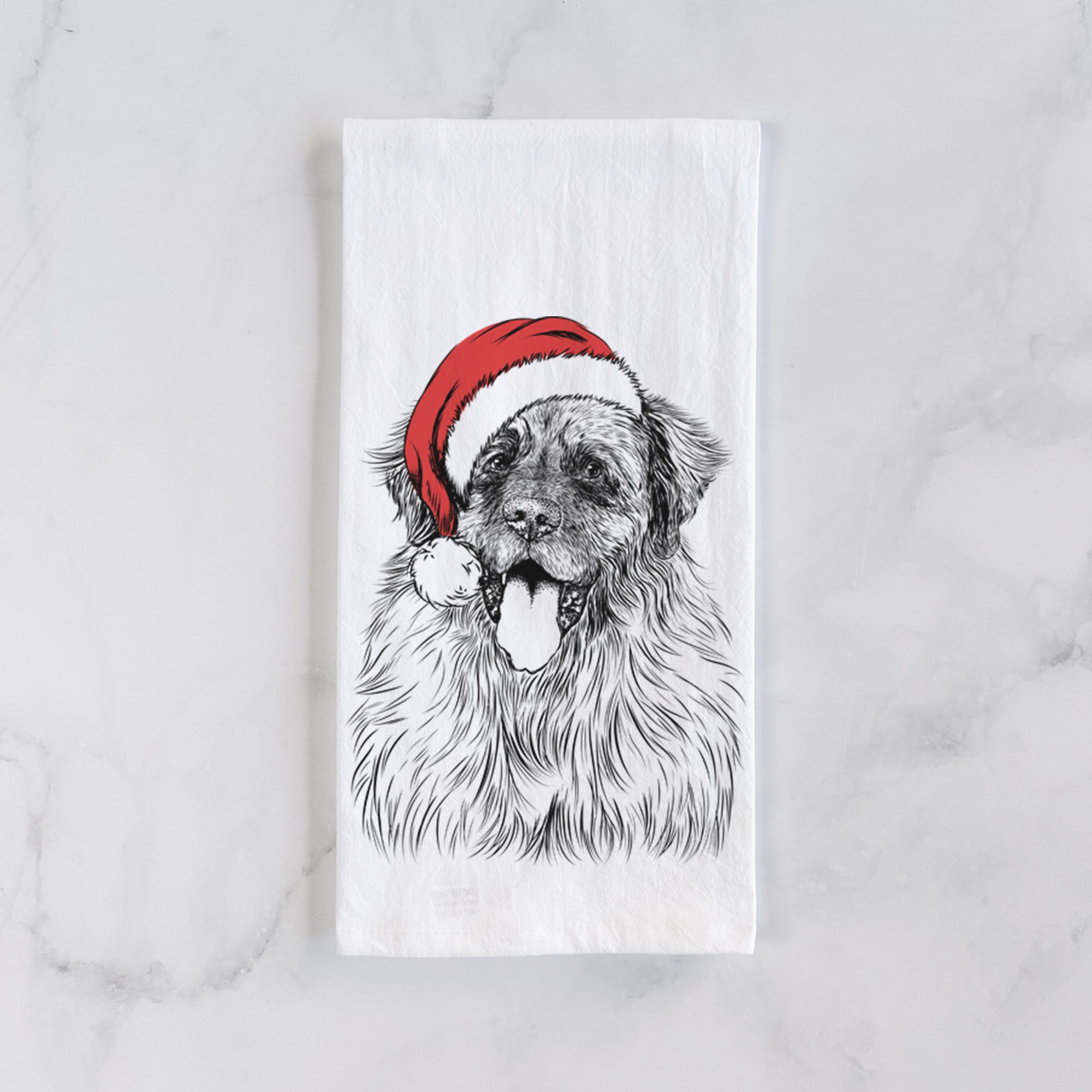 Bamboo the Leonberger Tea Towel