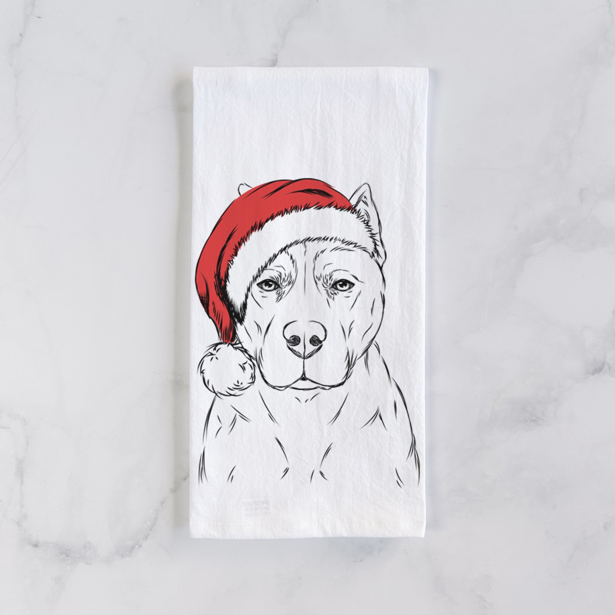 Bane the Pitbull Mix Tea Towel