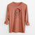 Santa Baron the Bloodhound - Men's Heavyweight 100% Cotton Long Sleeve