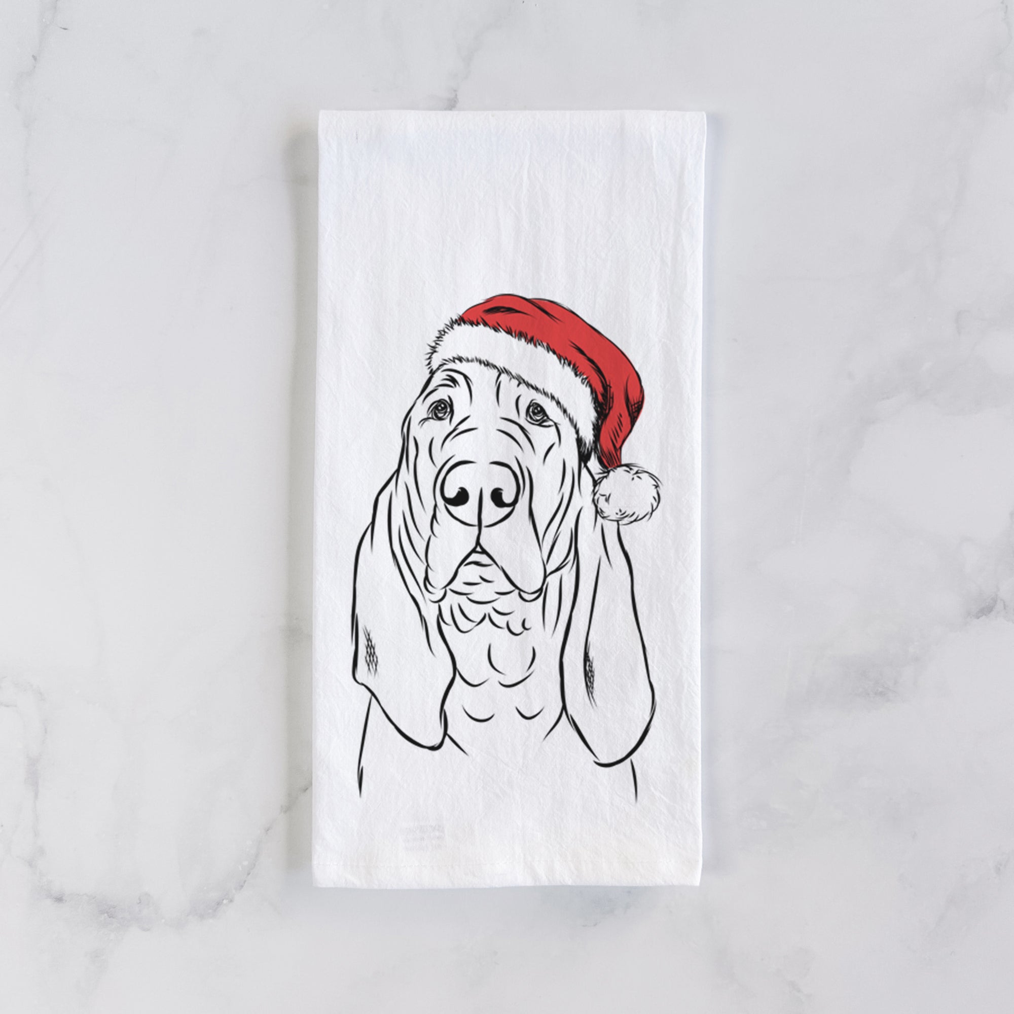 Baron the Bloodhound Tea Towel