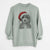 Santa Bash the Bernedoodle - Unisex Pigment Dyed Crew Sweatshirt