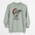 Santa Bebe the Chihuahua - Unisex Pigment Dyed Crew Sweatshirt