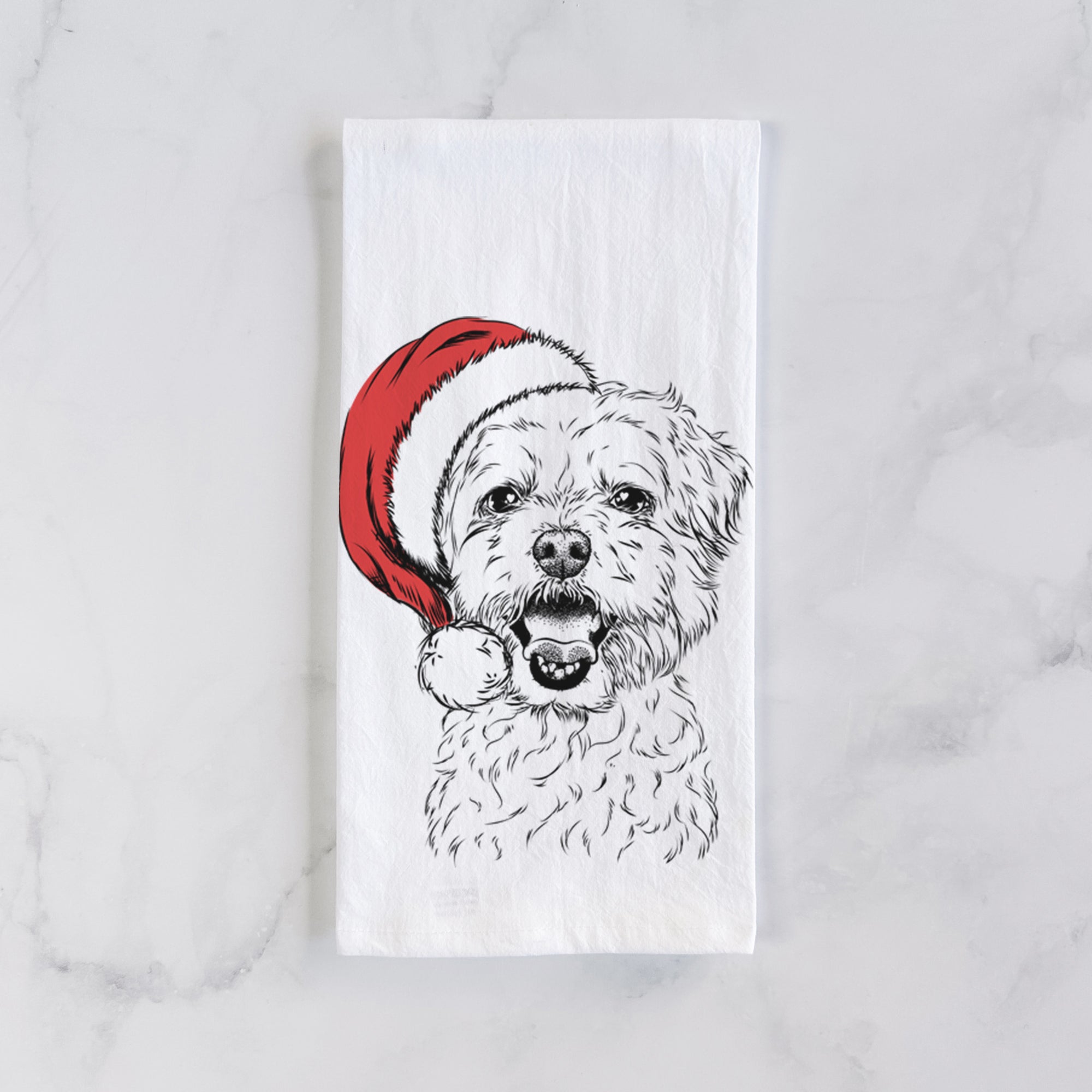 Belle the Maltipoo Tea Towel