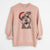 Santa Bernadette the Mini Schnauzer - Unisex Pigment Dyed Crew Sweatshirt