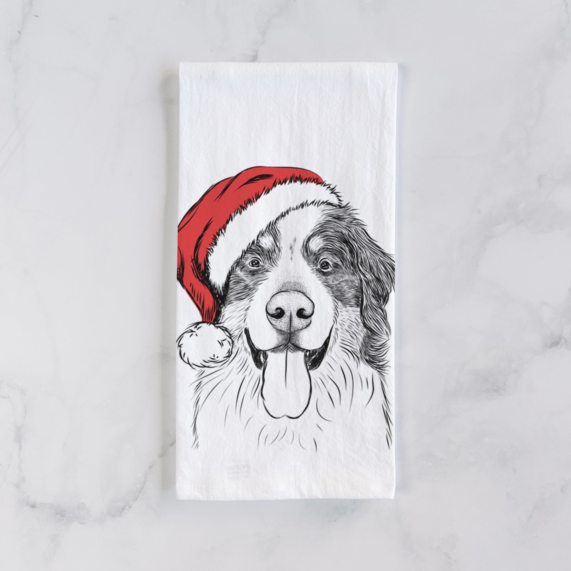 Blaze the Bernese Mountain Dog Tea Towel