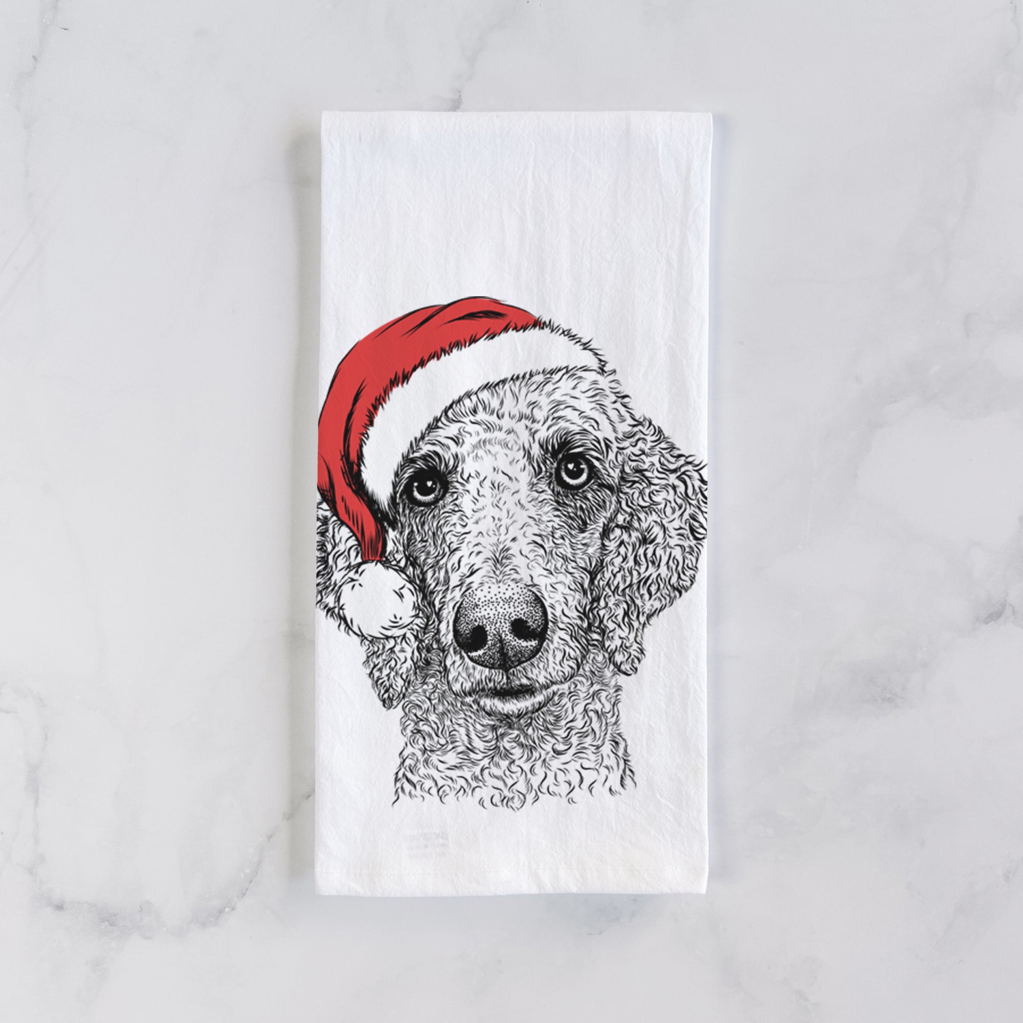 Blossom the Poodle Tea Towel