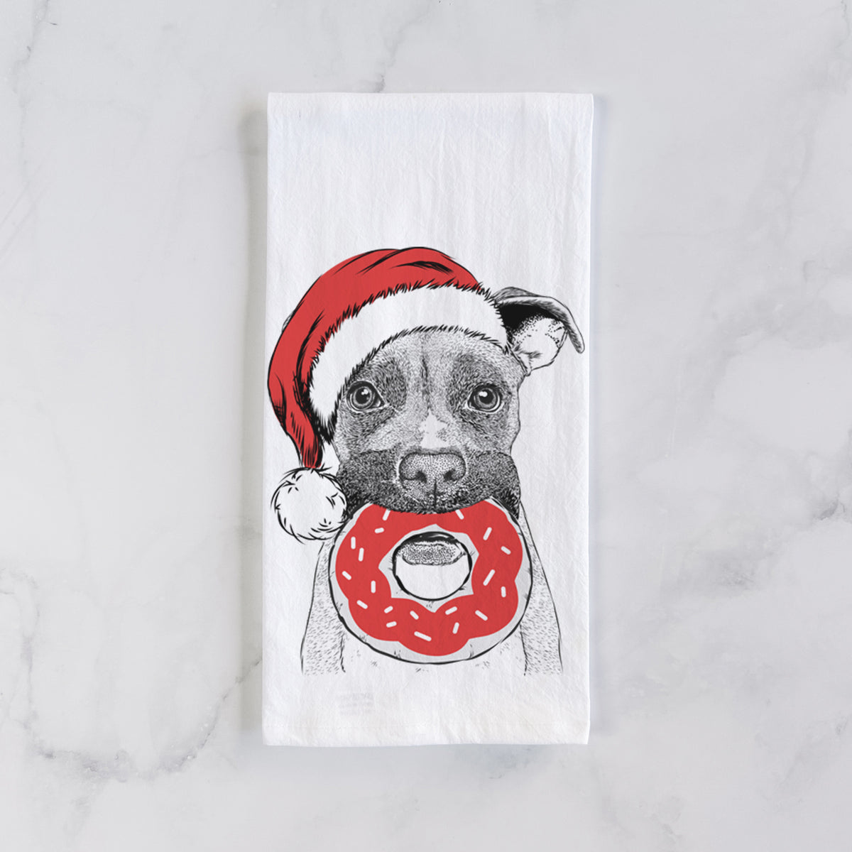 Bo the Boxer Tea Towel