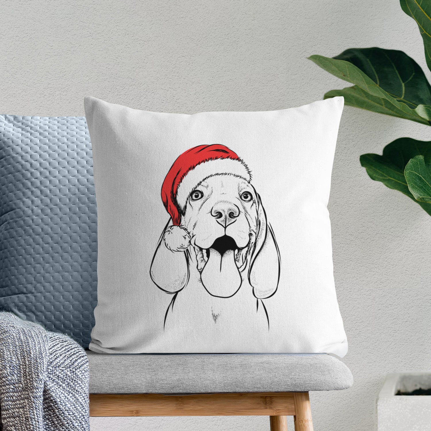 Bodi the Vizsla - Throw Pillow Cover