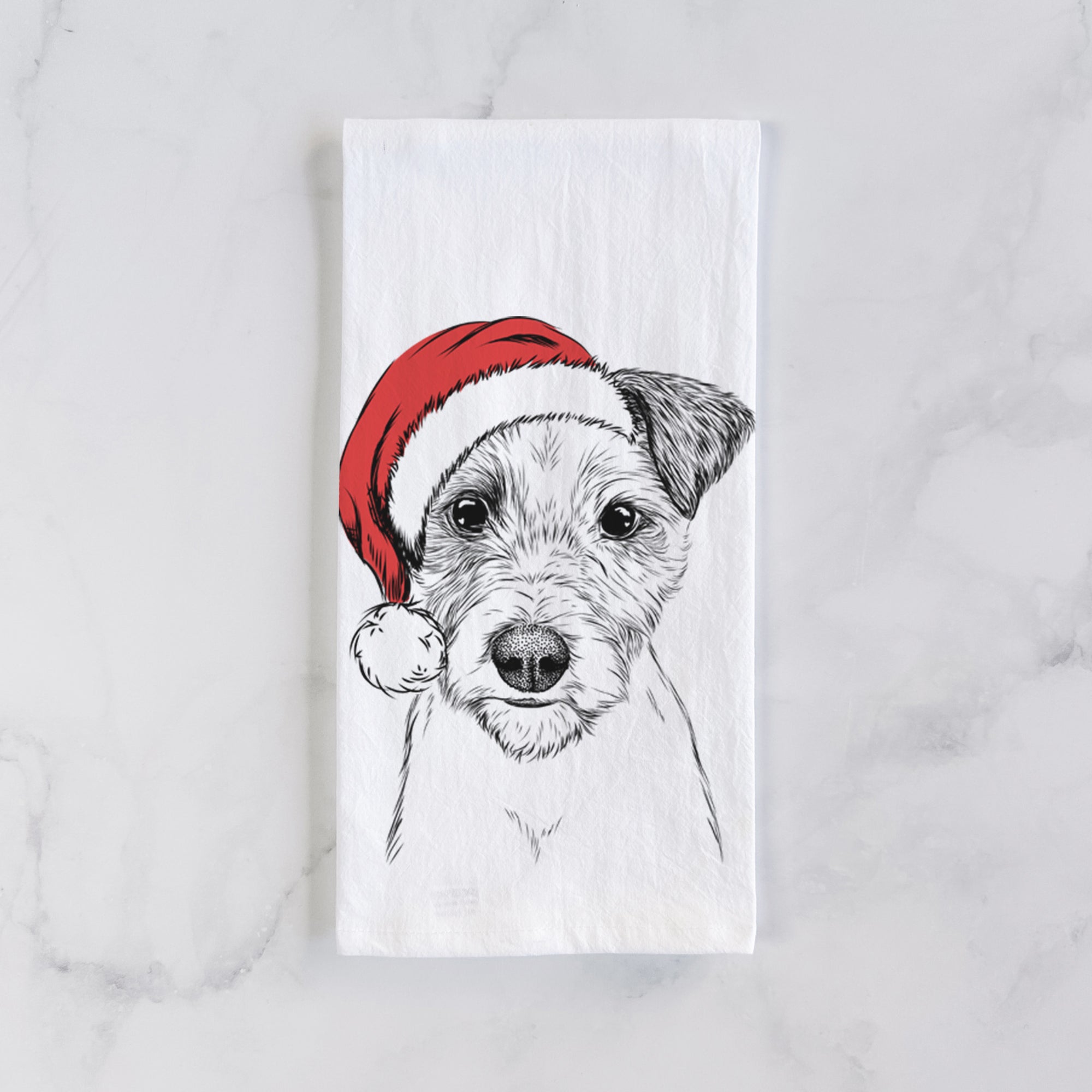 Bogart the Parson Russell Terrier Tea Towel