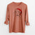 Santa Bogie the Beagle - Men's Heavyweight 100% Cotton Long Sleeve