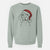 Santa Bogie the Beagle - Unisex Pigment Dyed Crew Sweatshirt