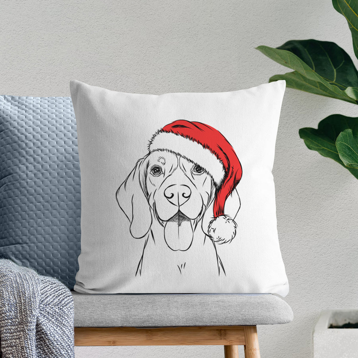 Bogie the Beagle - Throw Pillow Cover