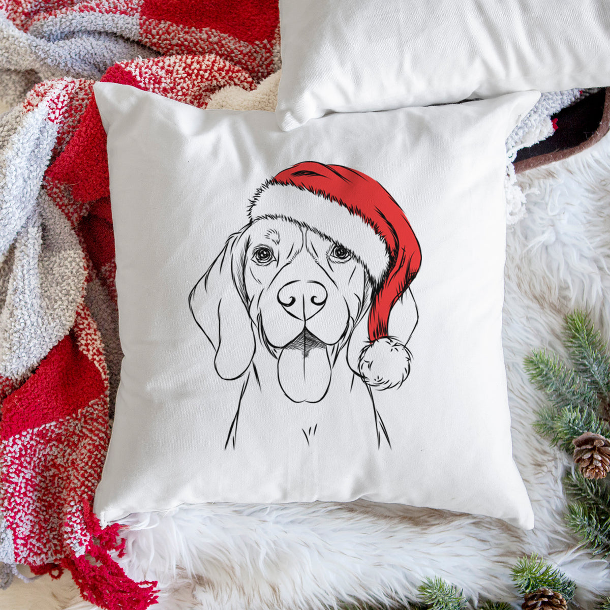 Bogie the Beagle - Throw Pillow Cover