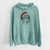 Santa Hat Bohdi the German Shorthaired Pointer - Unisex Pigment Dyed Hoodie