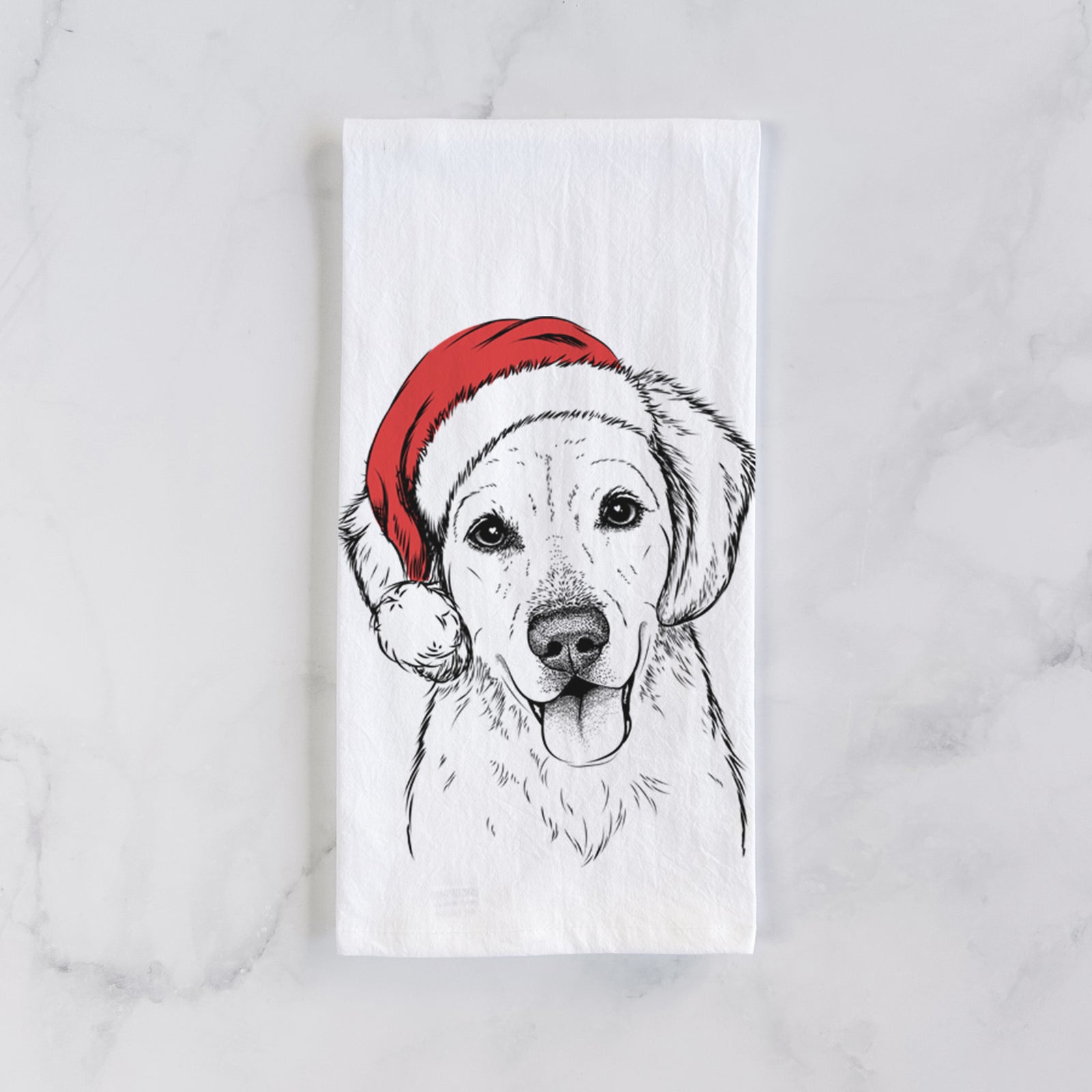 Bojo the Golden Retriever Tea Towel