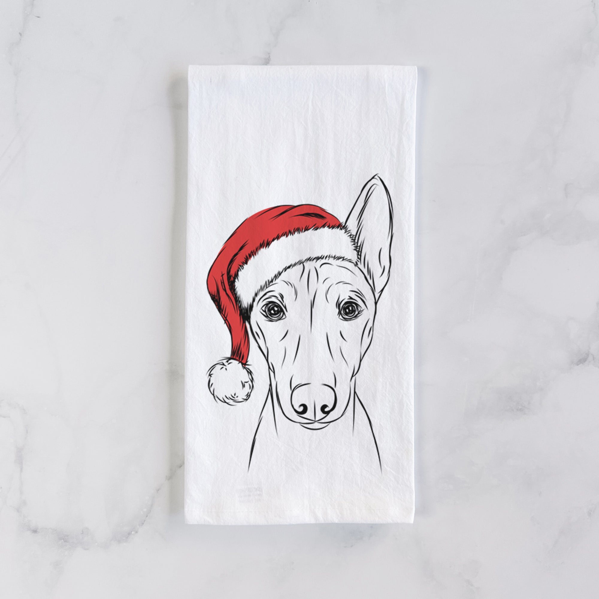 Bonsai the Basenji Tea Towel