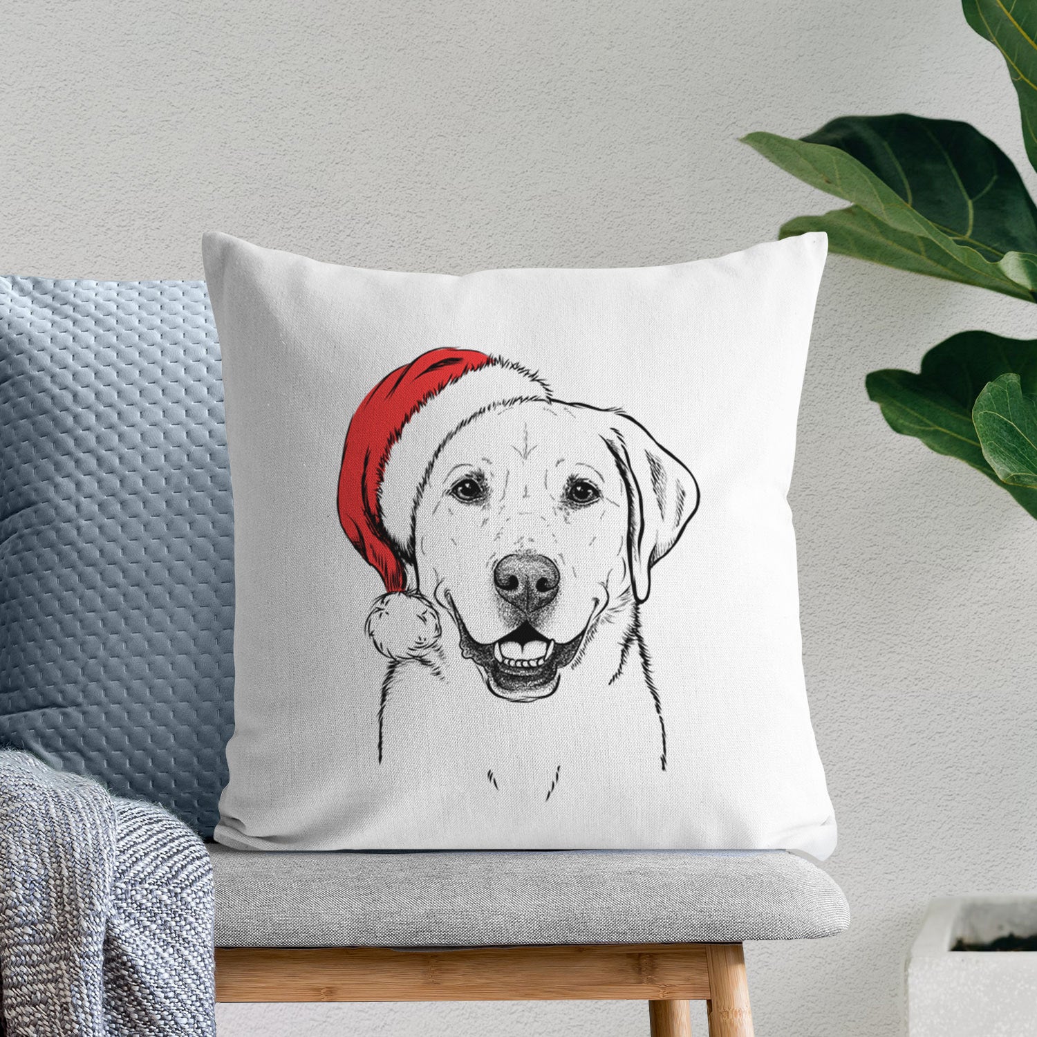 Booney the Labrador Retriever - Throw Pillow Cover