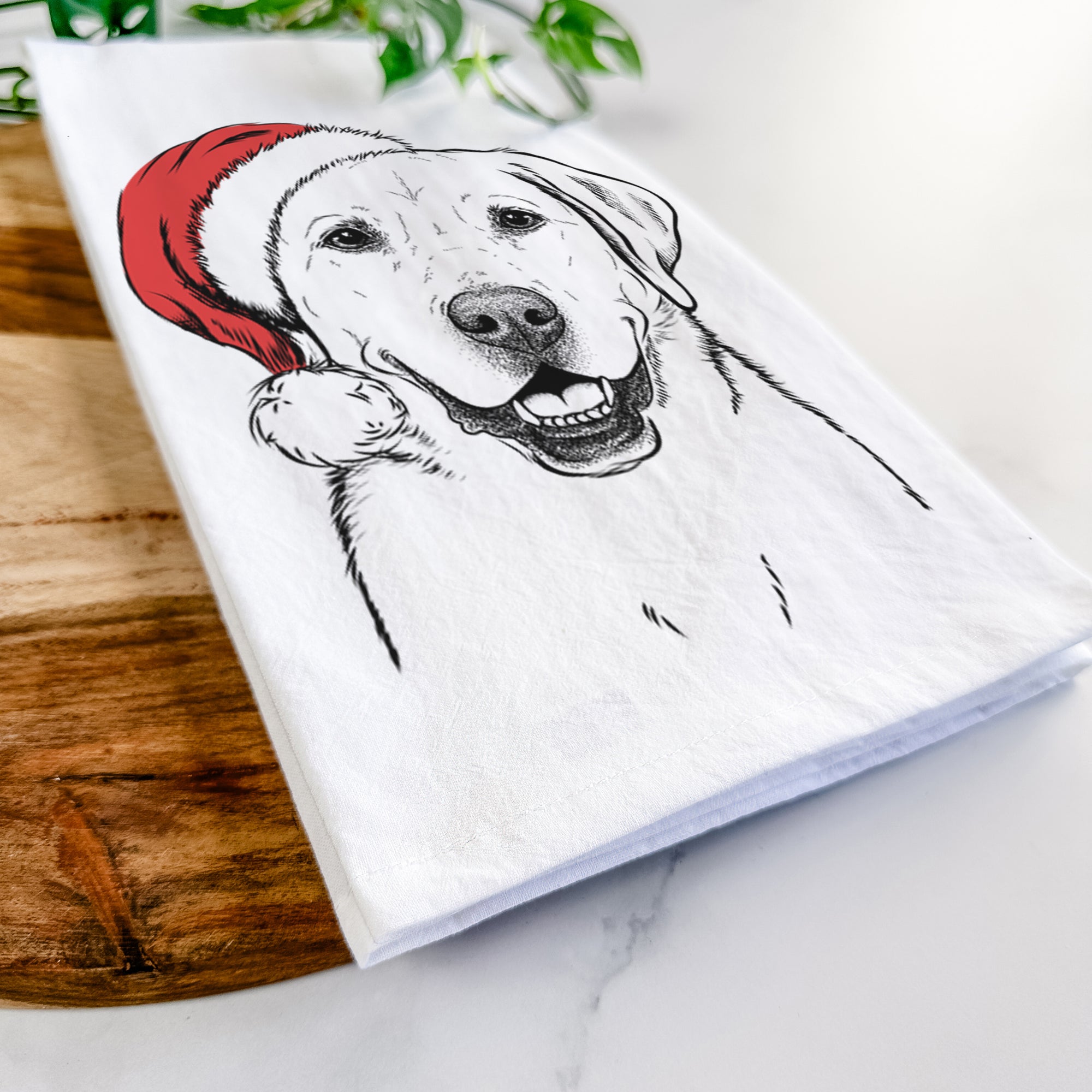 Booney the Labrador Retriever Tea Towel