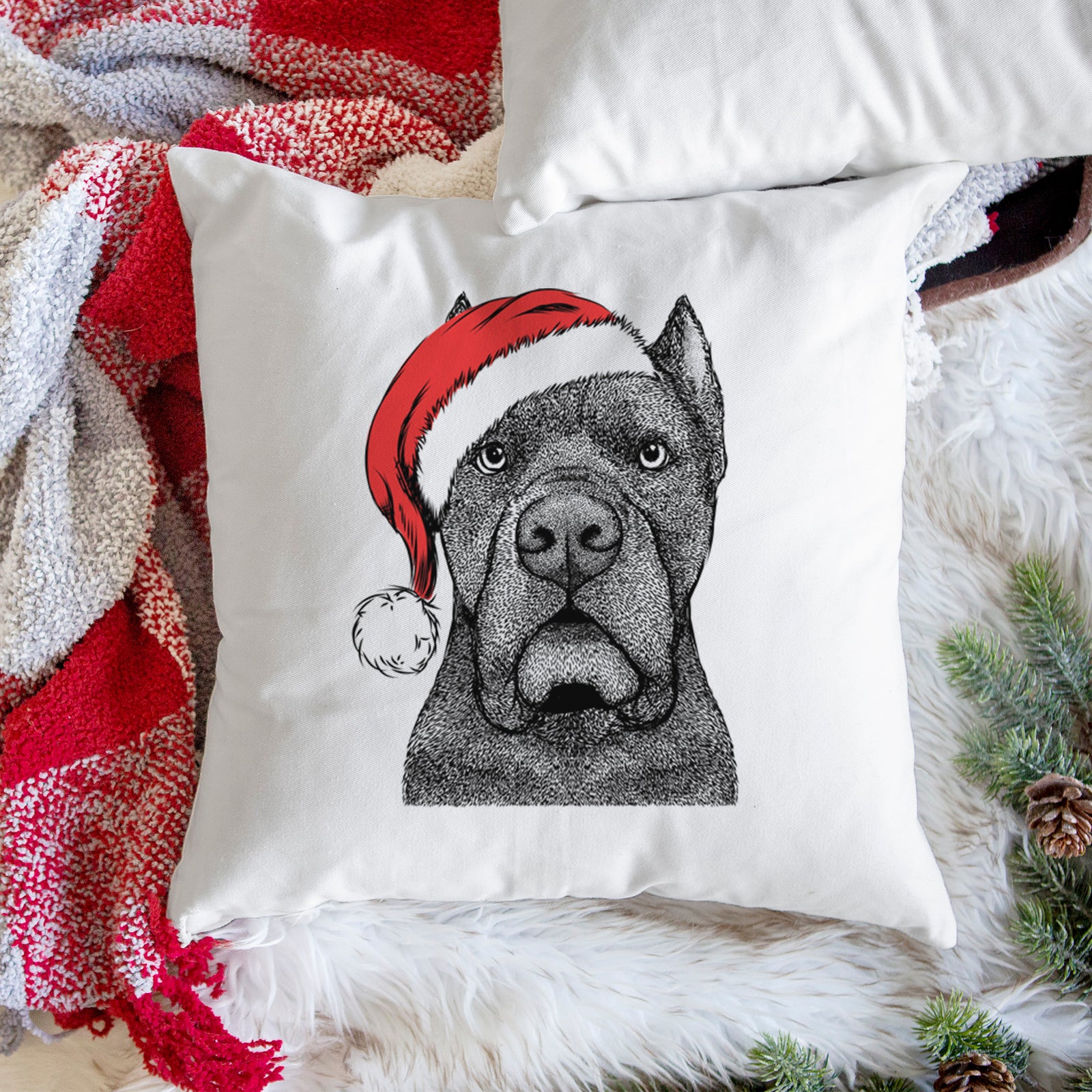 Bruno the Cane Corso - Throw Pillow Cover