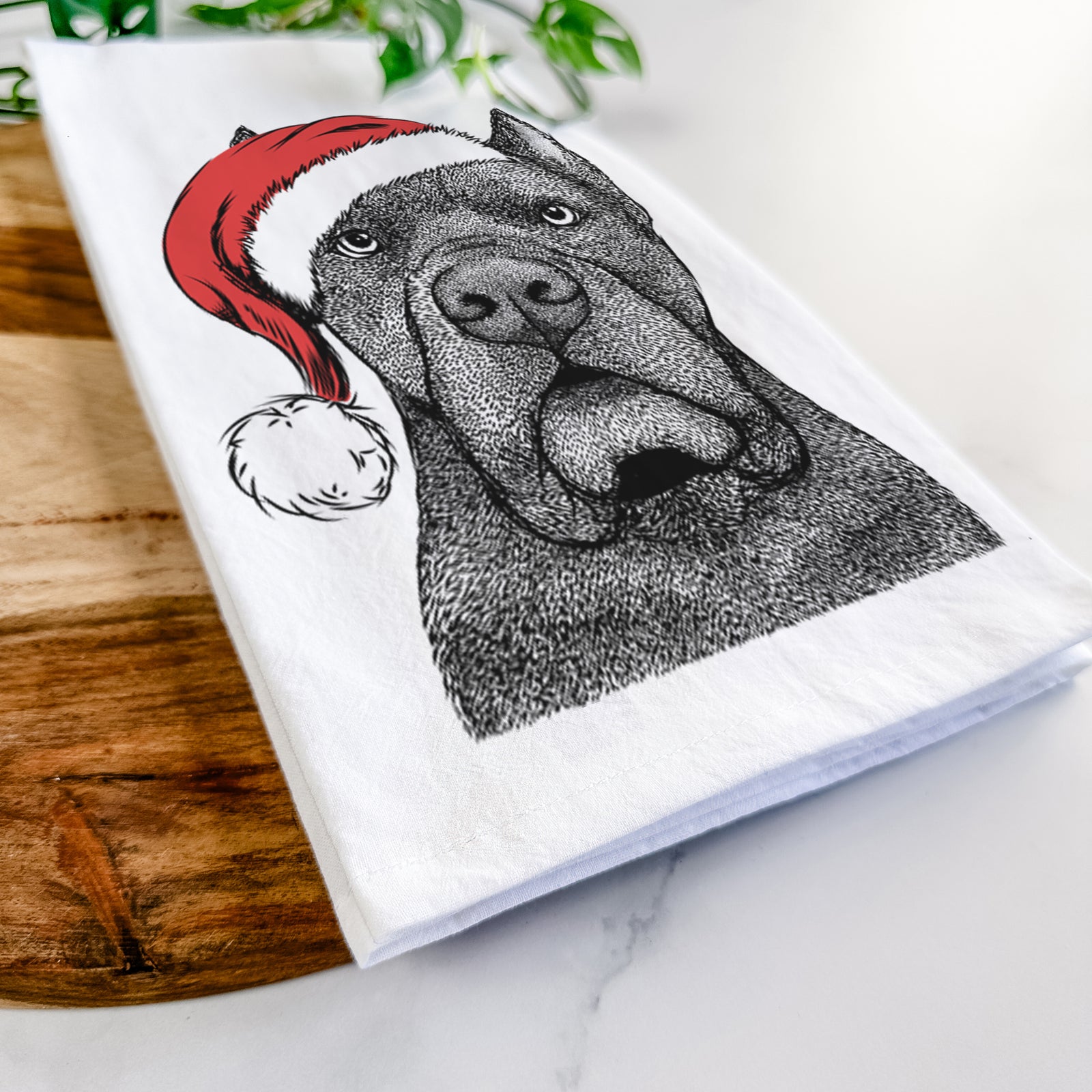 Bruno the Cane Corso Tea Towel
