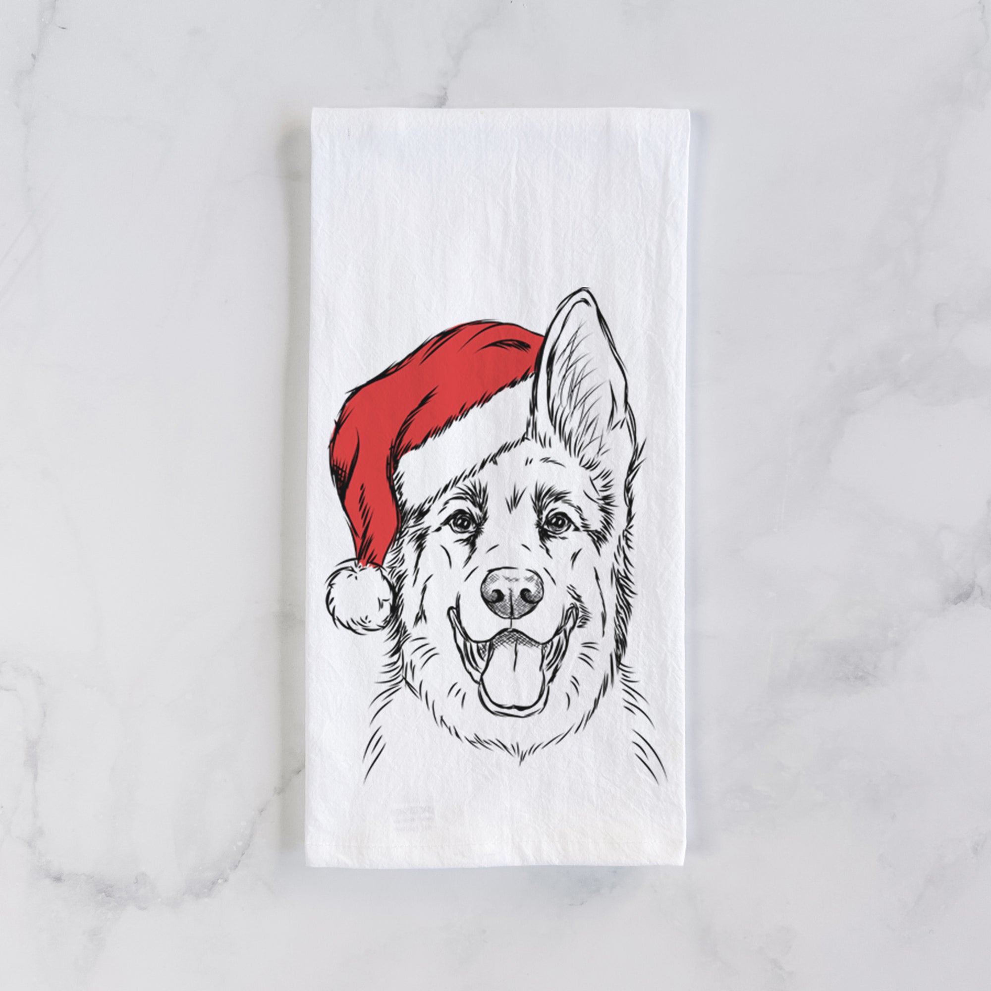 Brutus the German Shepherd Tea Towel