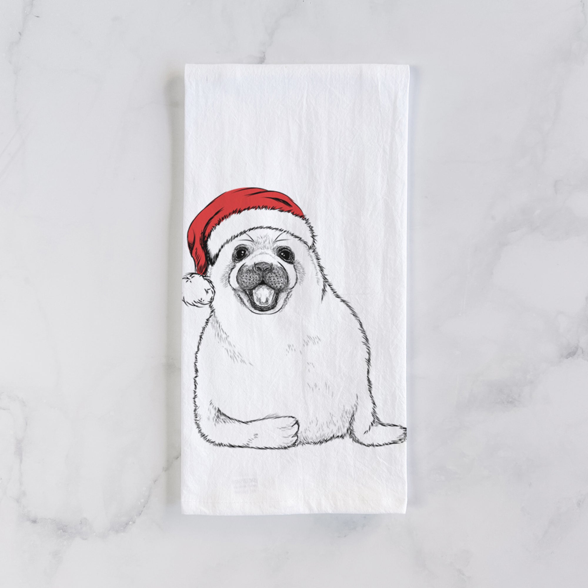 Bub the Harp Seal Tea Towel