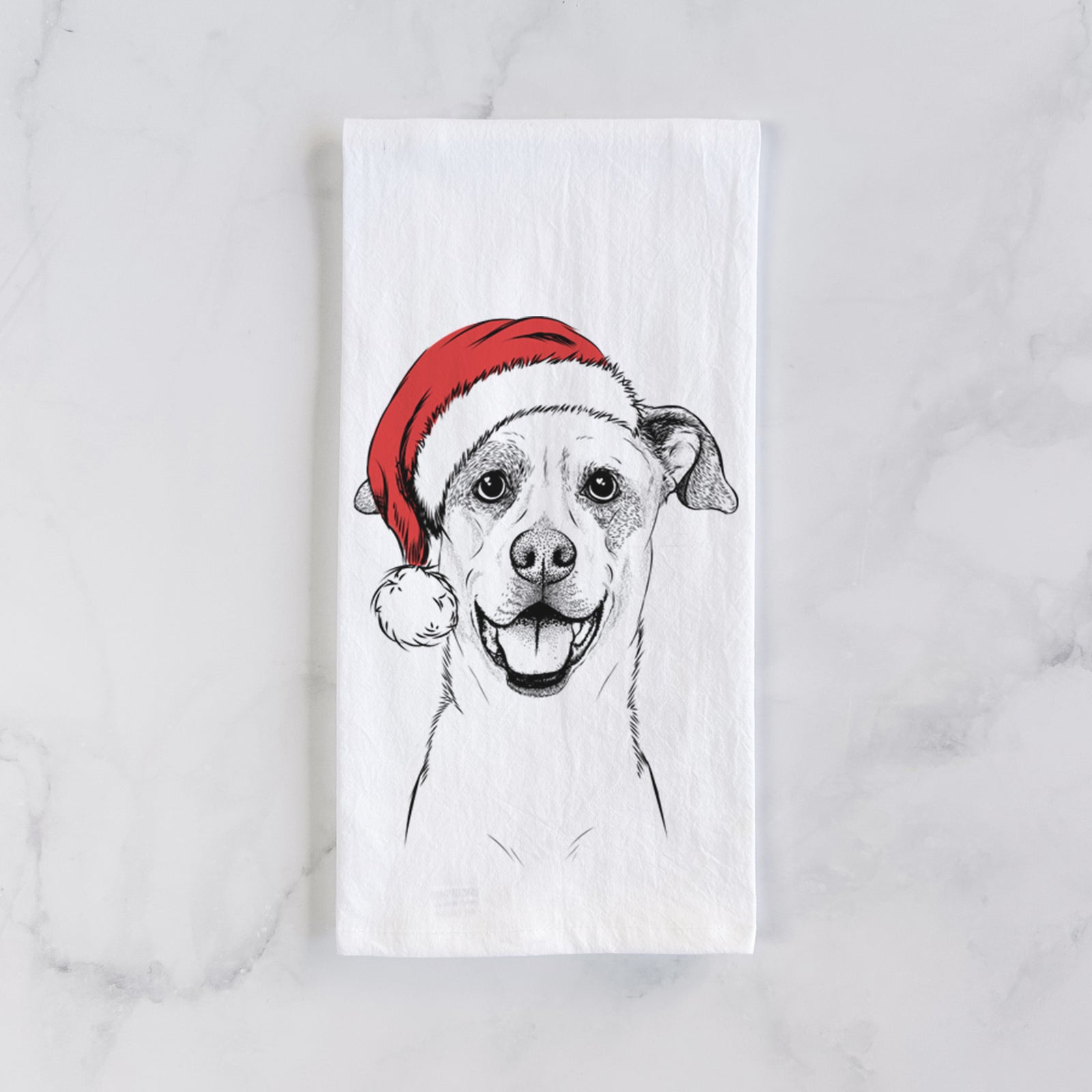Buffy the Mixed Breed Tea Towel