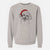 Santa Caesar the Bichon Frise - Unisex Pigment Dyed Crew Sweatshirt