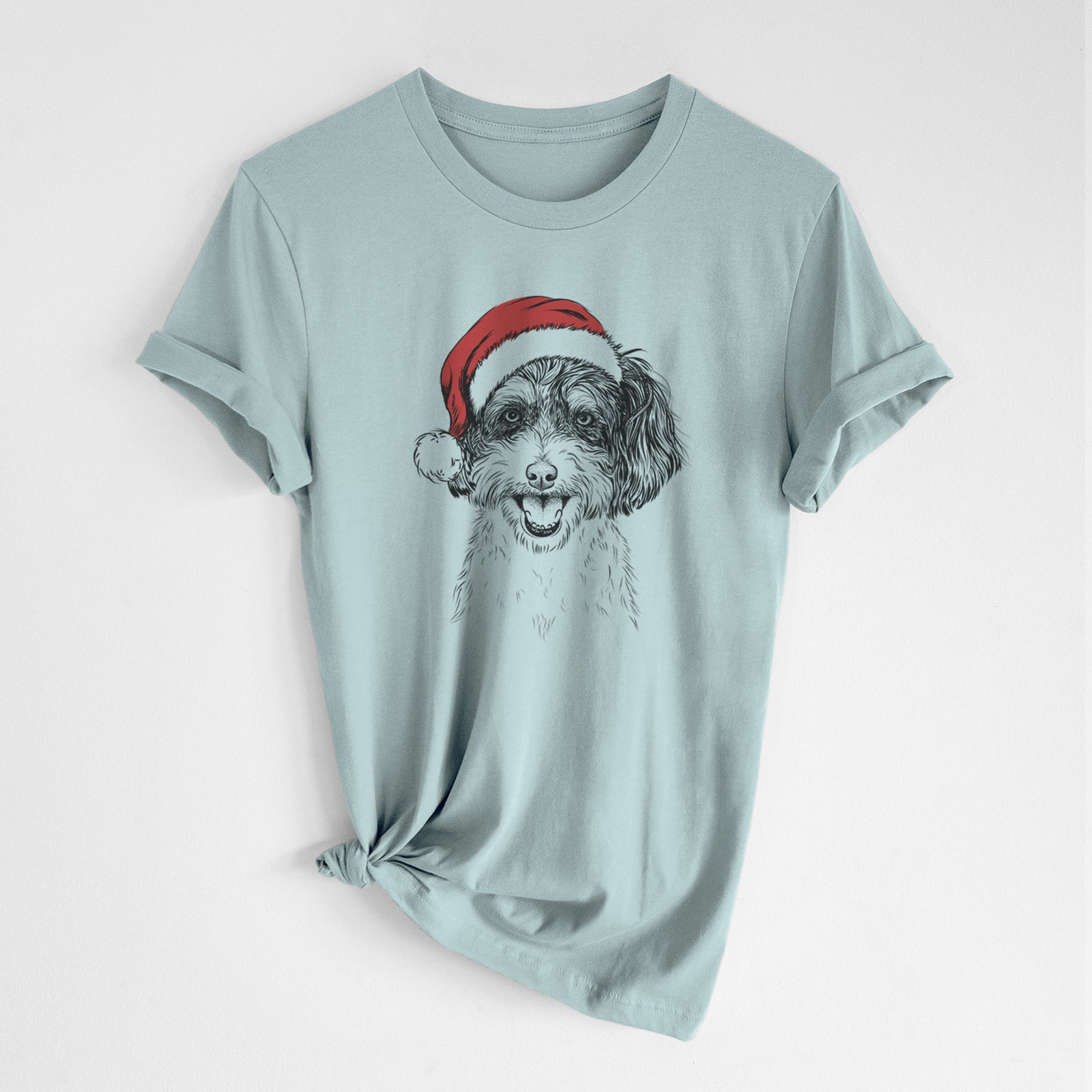 Santa Carlos the Cavapoo - Unisex Crewneck