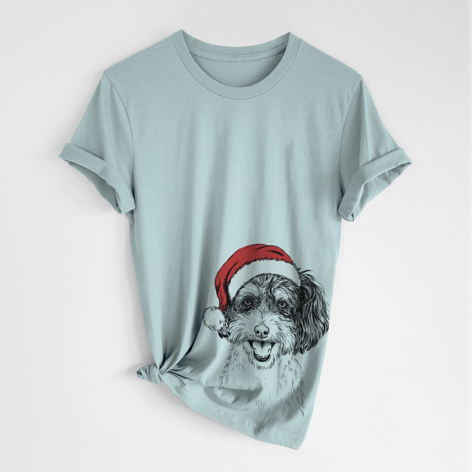 Santa Carlos the Cavapoo - Unisex Crewneck